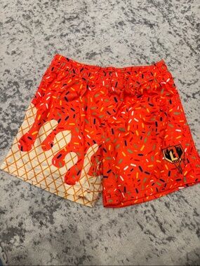 Men’s small baseball 101 ice cream shorts
